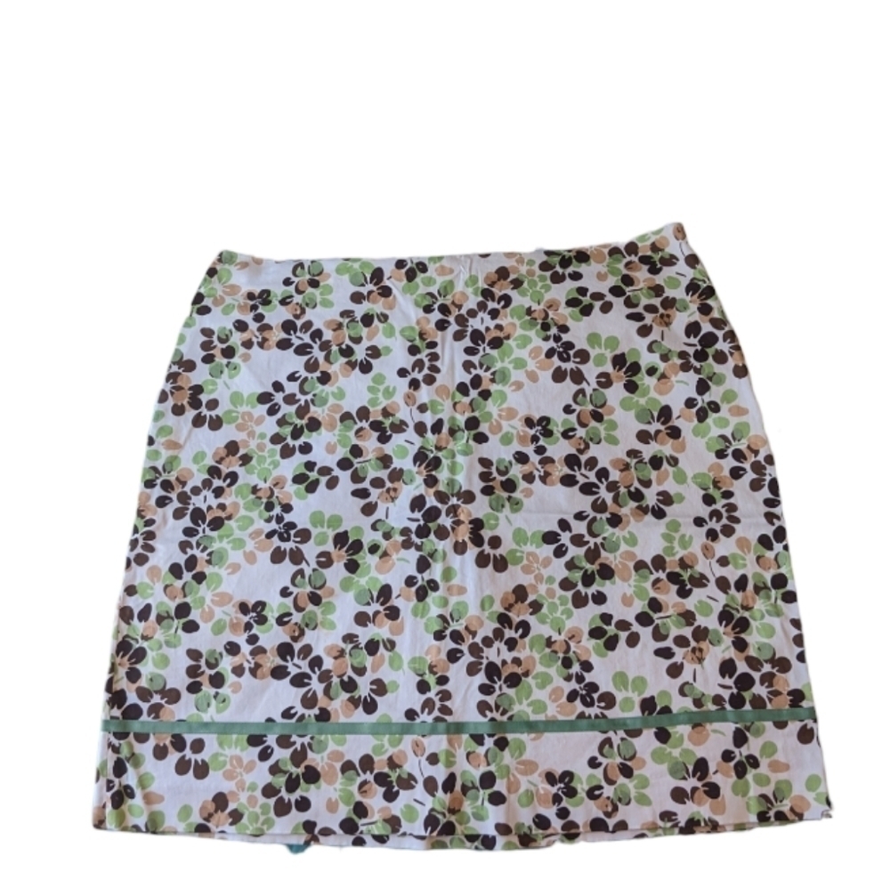 Geoffrey Beene Sport Stretch Skirt Spring Floral Tennis Skirt WMNS SZ 14
